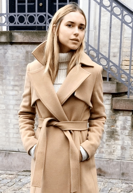 Manteau camel