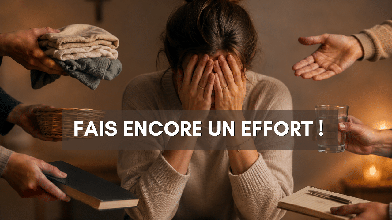 Tu es catho ? Tais-toi, souffre en silence et dis oui à tout ! Quand arrêter de prendre sur soi